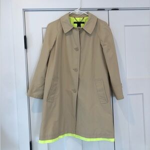 Marc by Marc Jacobs Spring Trench Coat with Neon Lining